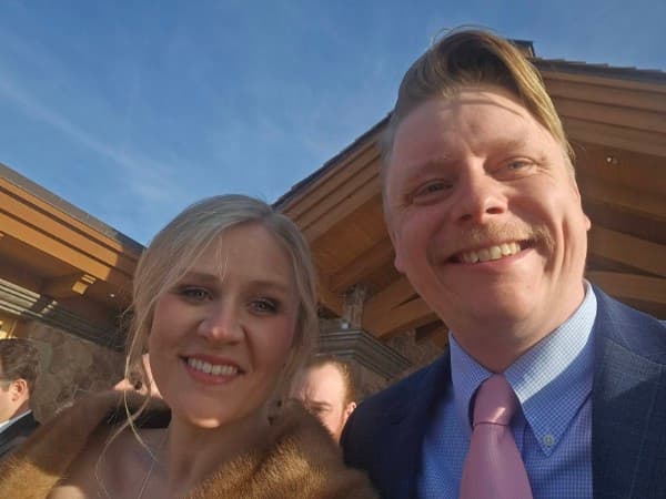 Brit & Karl wedding photo